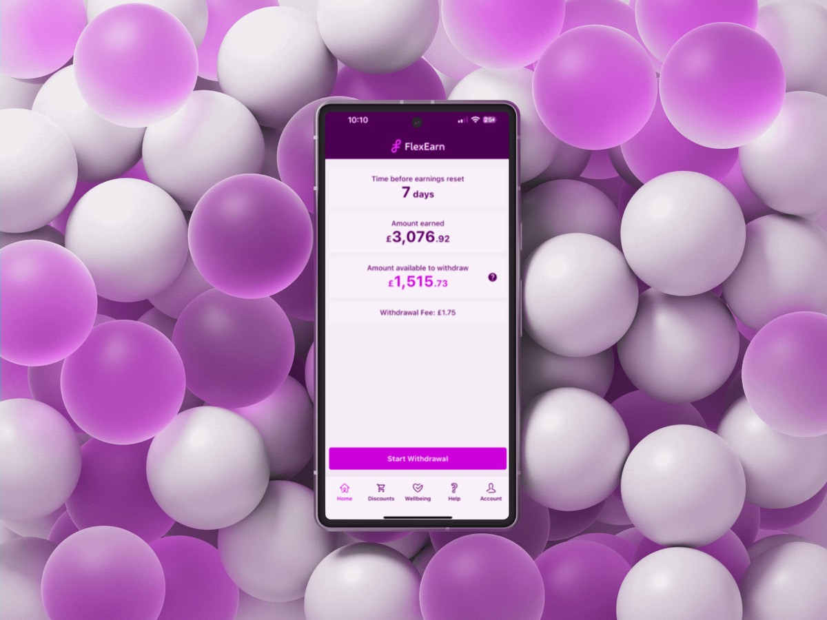 A mobile app showing the application UI